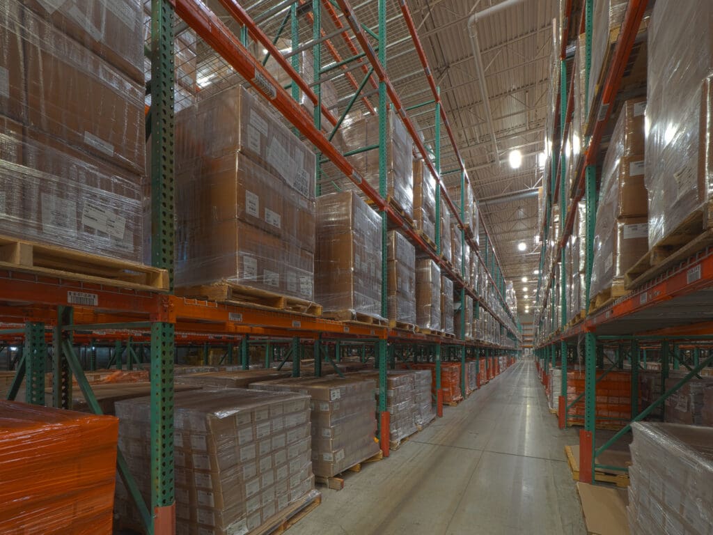 Full Tilt Logistics interior shot of Reno, NV warehouse